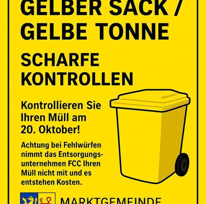 Kontrolle Gelber Sack