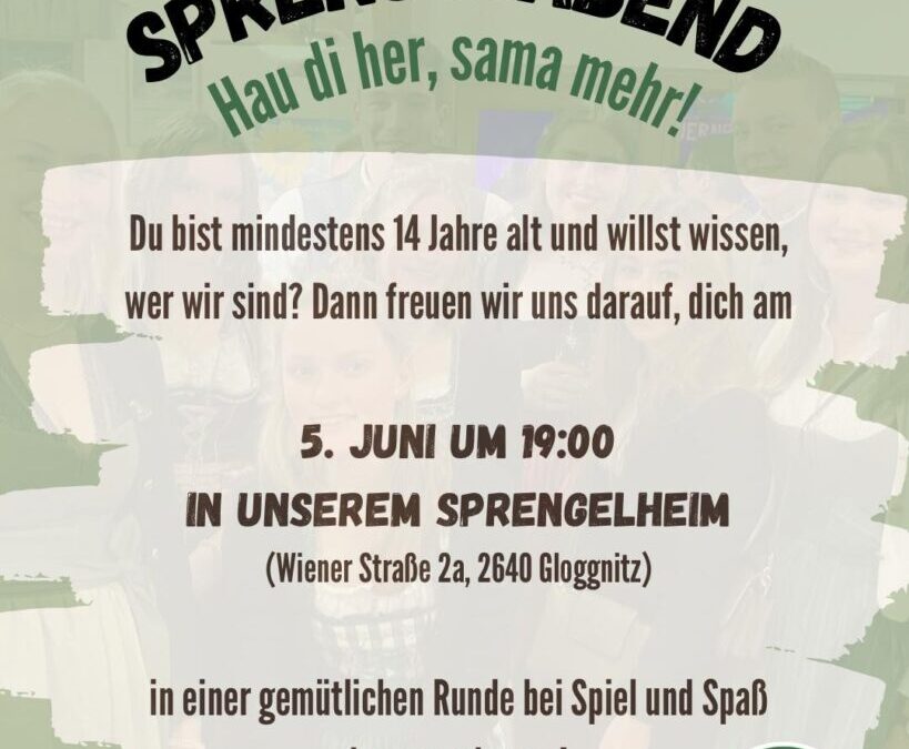 Sprengelabend der Landjugend Gloggnitz am 05.06.2026